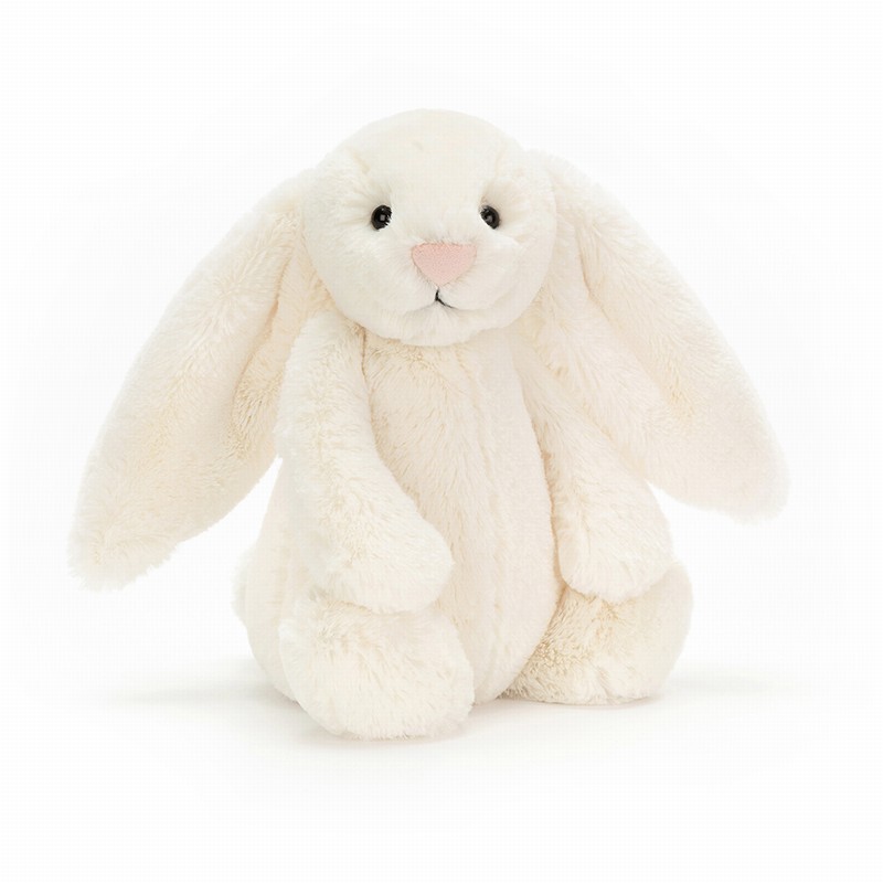 BAS3BCN.jpg Medium Bashful Cream Bunny - Image 1