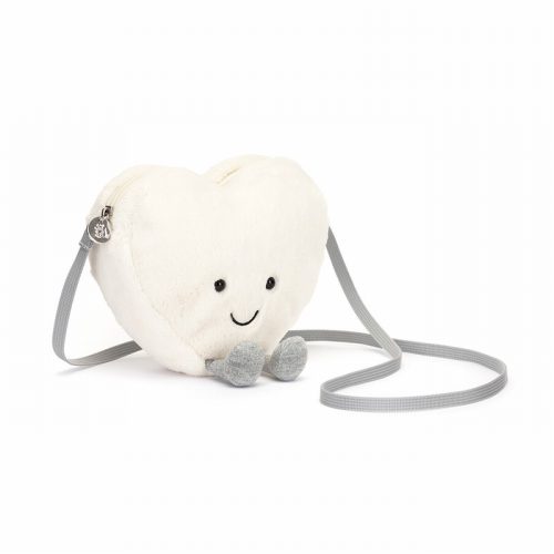Amuseables Cream Heart Bag - Image 4