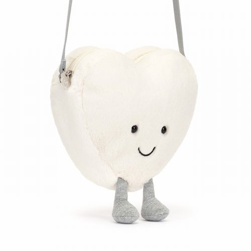 Amuseables Cream Heart Bag - Image 5